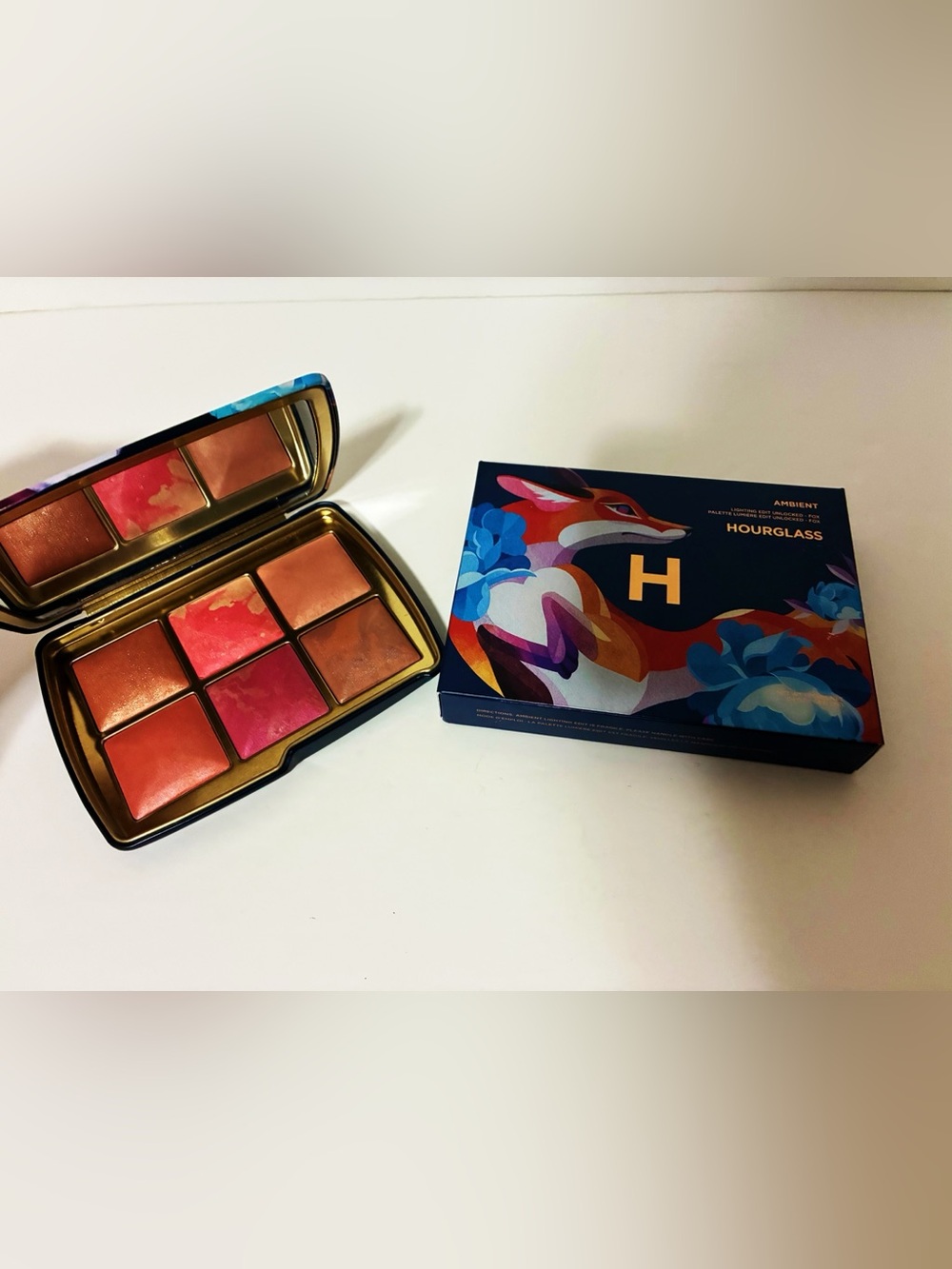 🌸New Hourglass Ambient Lighting Edit Unlocked Fox Face Palette Limited Edition
